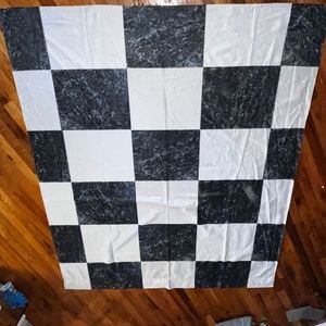 Checkered floor backdrop